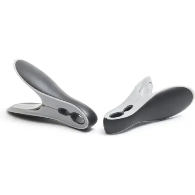Brabantia Wasknijpers - 8 Stuks - Kunststof - Zwart/Grijs Dagaanbieding