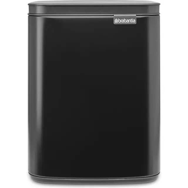 Brabantia Bo Afvalemmer, 7L - Matt Black Luxe