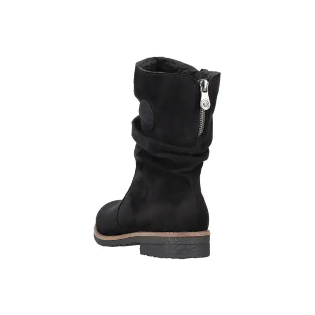 Beperkte Voorraad Rieker Dameslaars Microfiber Zwart Mt 40