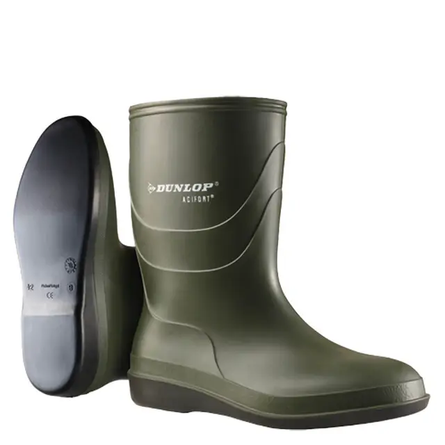 Dunlop Werklaars Biosecure Profielloos Groen Maat 43 B55008430 Favoriet