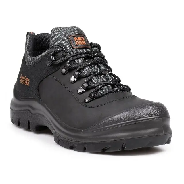 No Risk Werkschoenen Greystone S3 Zwart/Grijs Maat 44 Favoriet