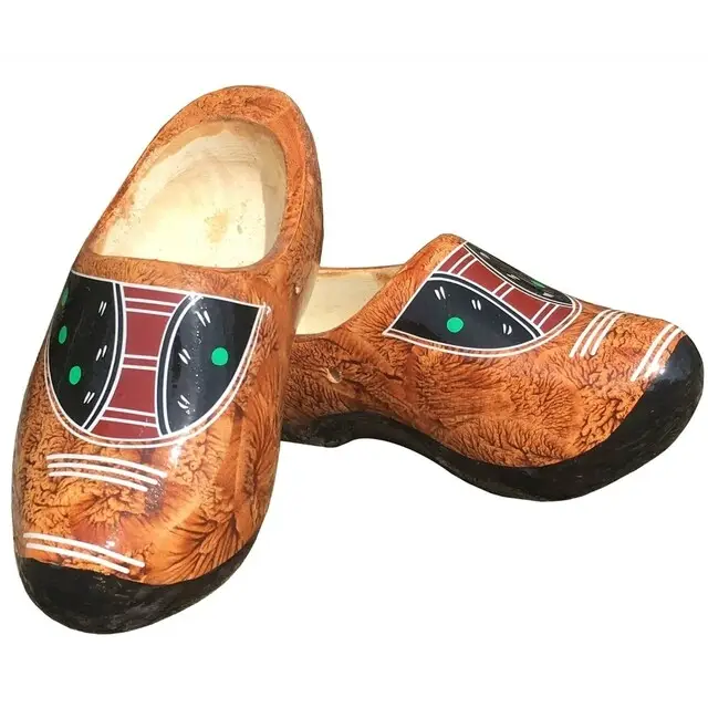 Nieuwe Collectie Scherjon Kinder Kapklompen Bruin Maat 27