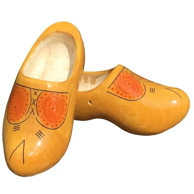 Modern Scherjon Kinder Kapklompen Geel Maat 28