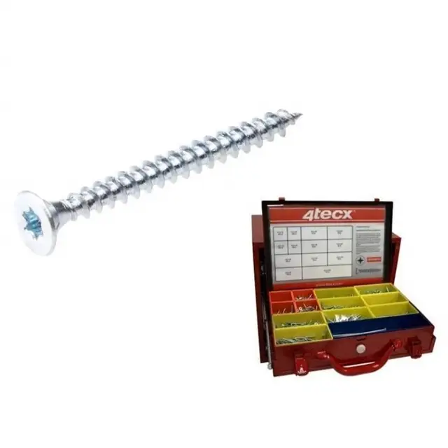 Nieuw Assortimentskoffer Spaanplaatschroeven (Verzinkt Staal / Vzk) - Torx