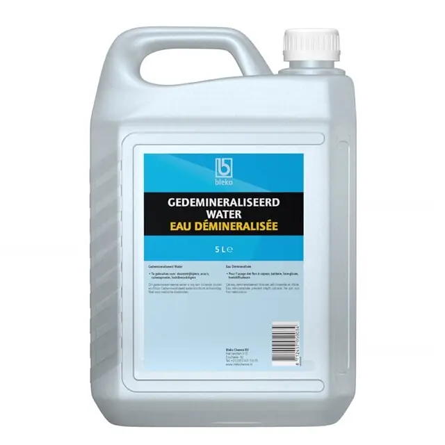 Bleko Gedemineraliseerd Water 5 Liter Garantie Inbegrepen