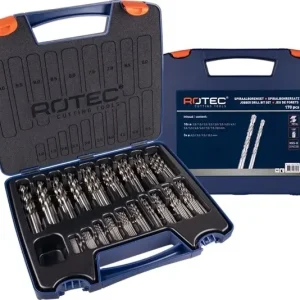 Rotec HSS-G Spiraalborenset Type '105 N - Ø1-10 mm - 170-delig Gratis Retour