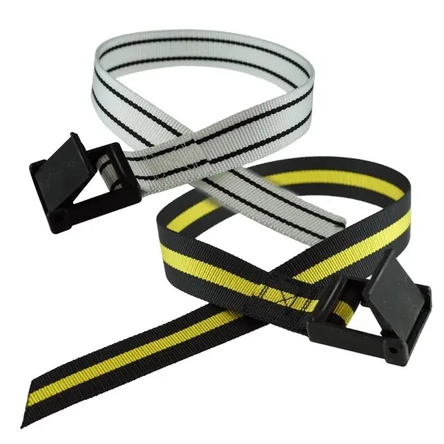 Computerhalsband (Wit-Zwart / Jongvee) met Kunststof Gesp - 90 Cm / 40 MM Direct Beschikbaar