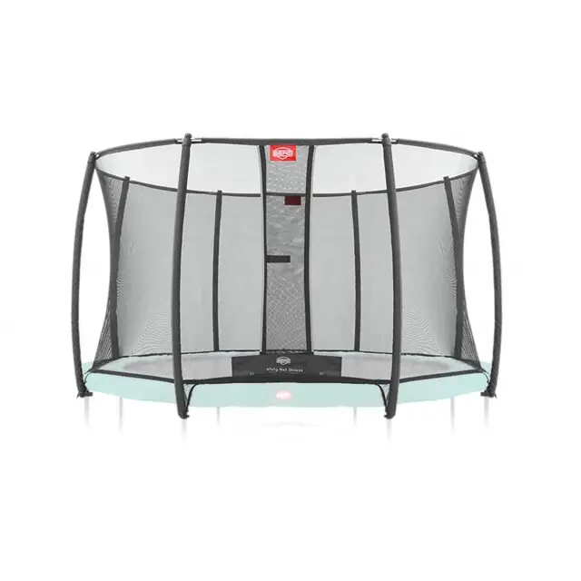 BERG Safety Net Deluxe Zwart Incl. Palen - Ø 380 cm Voordeelprijs
