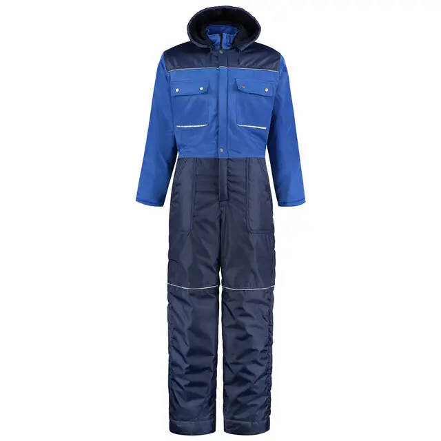De Boer Polyester/Katoen Winteroverall Korenblauw/Marine Maat 42 Nu Kopen
