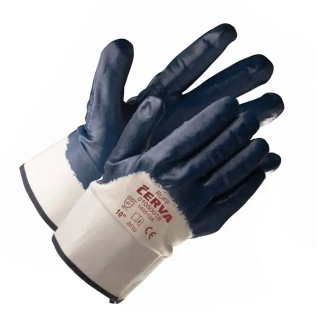Cerva Werkhandschoenen Nitril Maat 9 Rechtstreeks Van De Fabrikant
