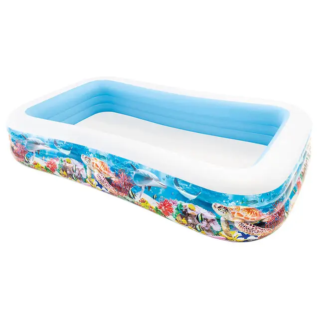 Intex Kinderzwembad Ocean Reef - 305 x 183 x 22 cm Flitsaanbieding