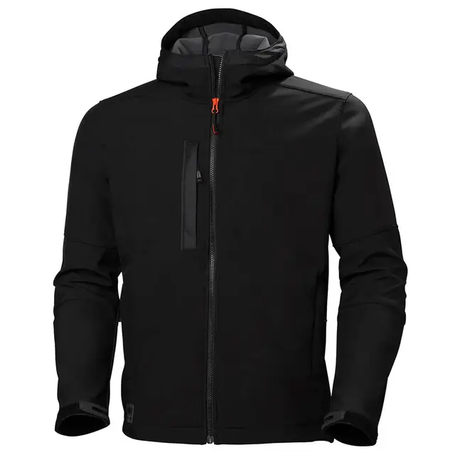 Helly Hansen Softshell Jas Kensington Evo Capuchon Zwart - Maat M Groothandel