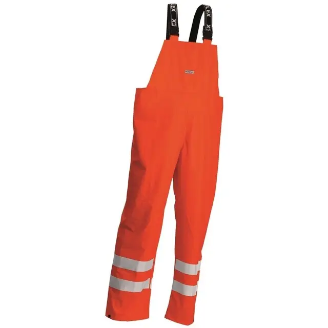 Koopje De Boer Hi-Vis Amerikaanse Spuitoverall Microflex Oranje Maat M