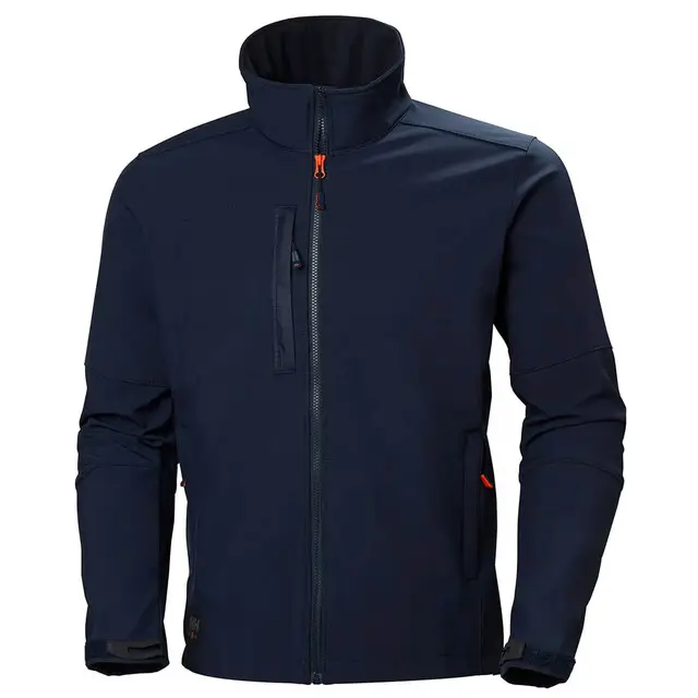 Gratis Verzending Helly Hansen Softshell Jas Kensington Evo Marine Blauw - Maat L