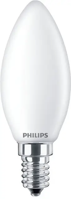 Philips Filamentkaarslamp mat 25W B35 E14 Alleen Vandaag