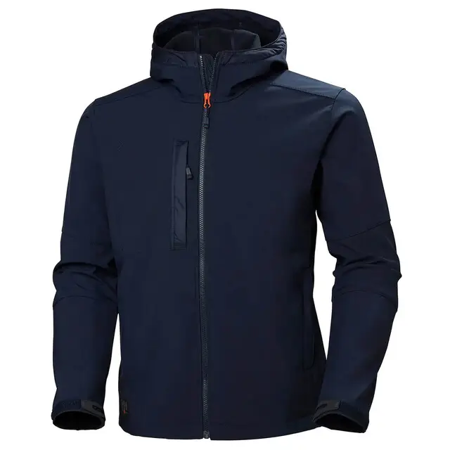 Helly Hansen Softshell Jas Kensington Evo Capuchon Marine Blauw - Maat XL Goedkoop