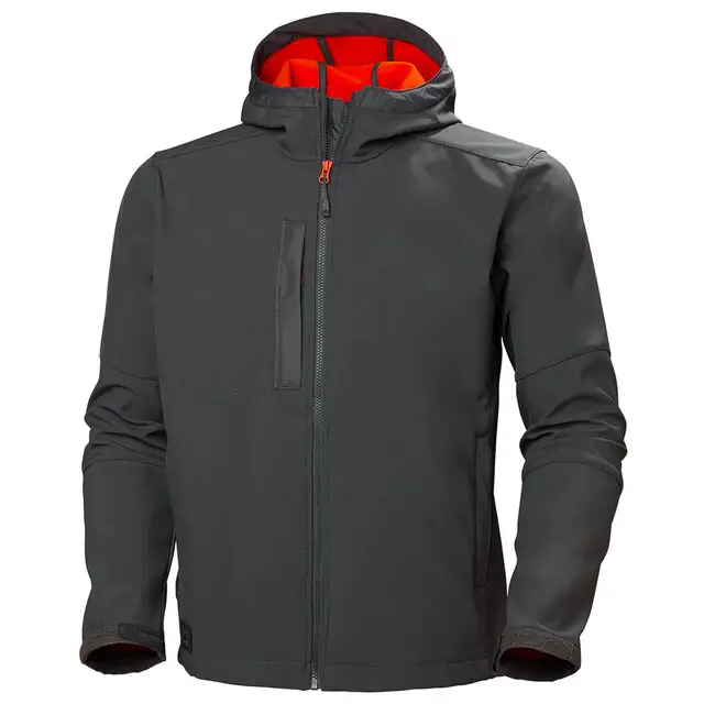 Helly Hansen Softshell Jas Kensington Evo Capuchon Grijs - Maat L Shop Nu