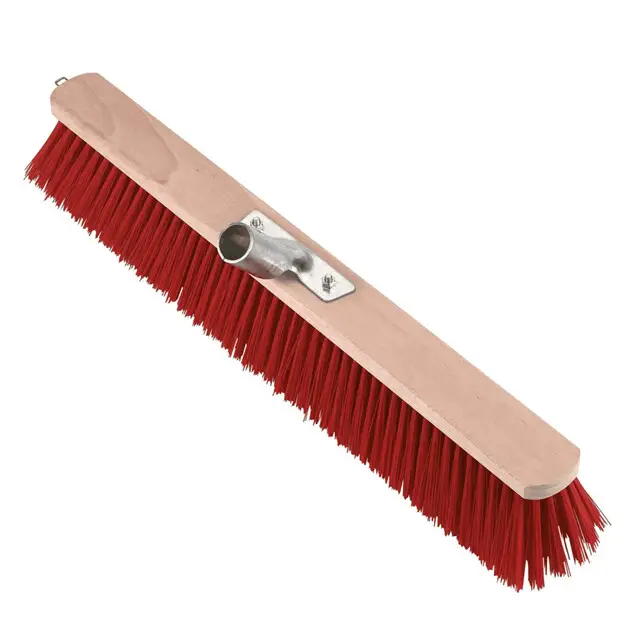 Lage Kosten Kerbl Bezem Large Broom Met Stokhouder - 60 cm