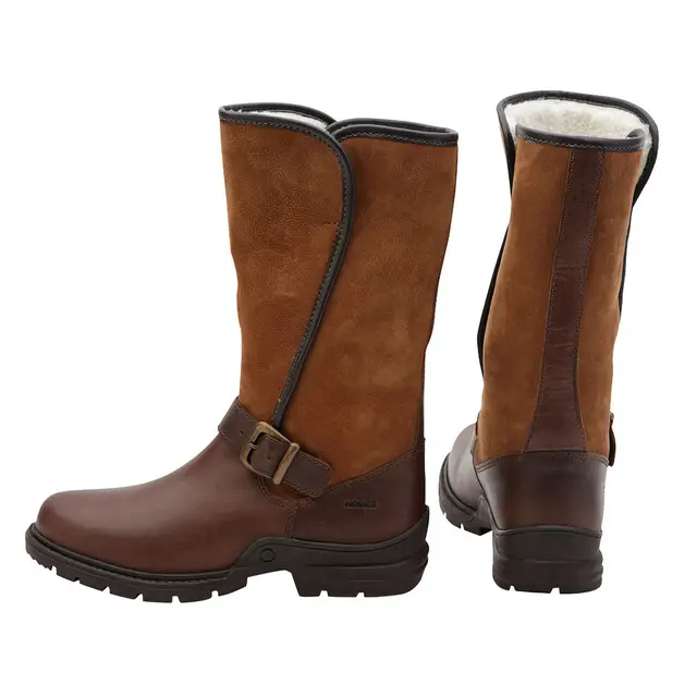 Beperkte Voorraad Horka Leren Outdoorlaars Chesterfield Bruin - Maat 39