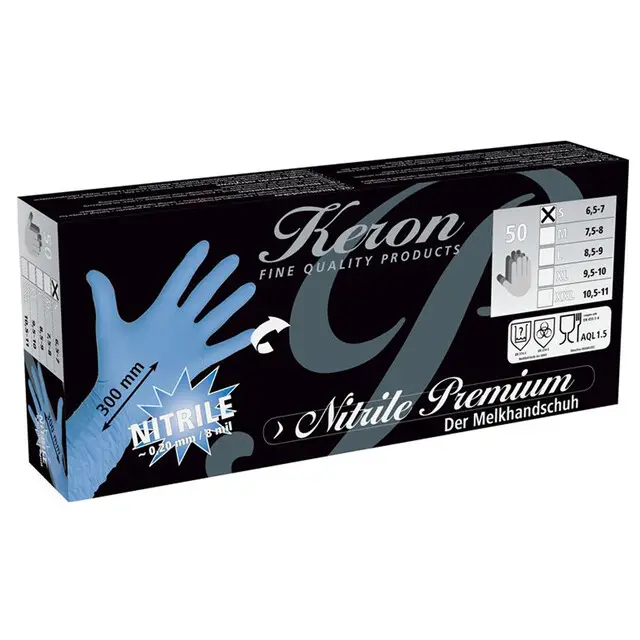 Actieprijs Melkhandschoen Nitril Lang Mt. XL=9,5-10 50-Stuks