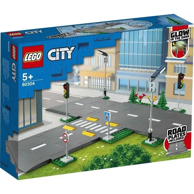 Tijdelijk Beschikbaar LEGO City 60304 - Wegplaten