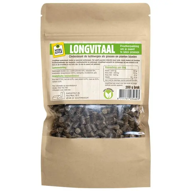 Snelle Levering VITALstyle LongVitaal Proefzakje 200 Gram