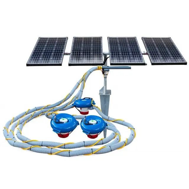 Plas-Dras Pomp Poortman (Solar / zonder Accu / T120-AL-P) - Oppervlaktewater Topkwaliteit