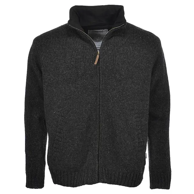 Modern Pure Wool Vest MNL-1703 Antraciet Maat 2XL