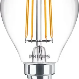 Koop Vandaag Philips Filamentkaarslamp helder 40W P45 E14 x2