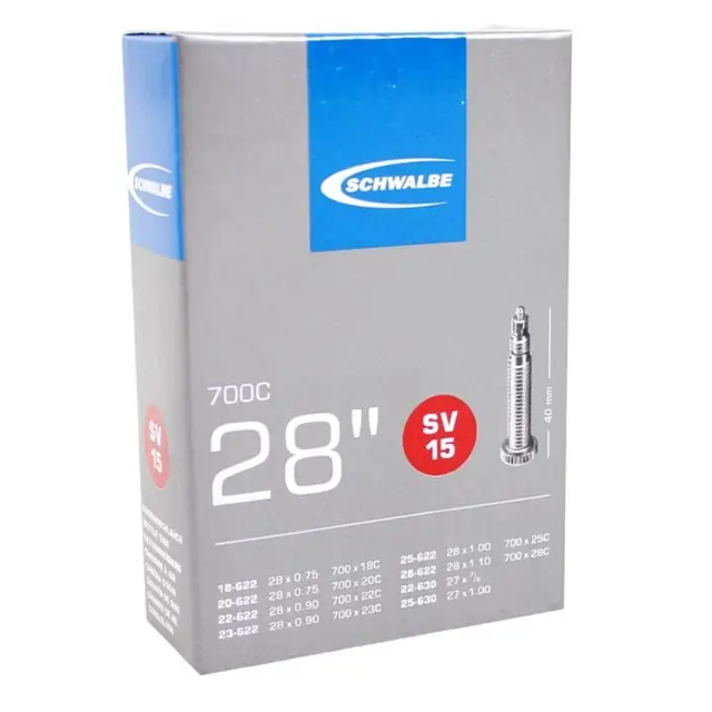Superprijs Schwalbe BinnenbandFV/SV15 28 60mm Small 18/28-622 22/25-630