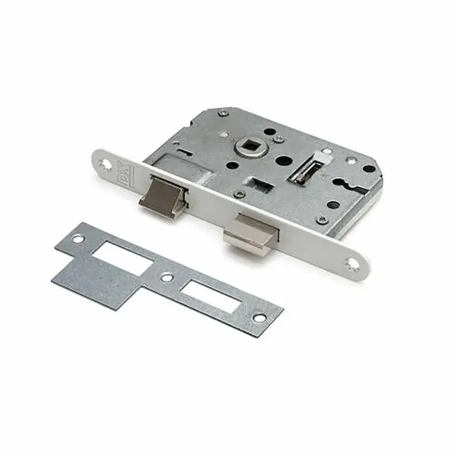 Tijdelijk Beschikbaar Dulimex Dag & Nachtslot Doornmaat 50 Mm Incl 2 Sleutels Rvs Incl Sluitplaat