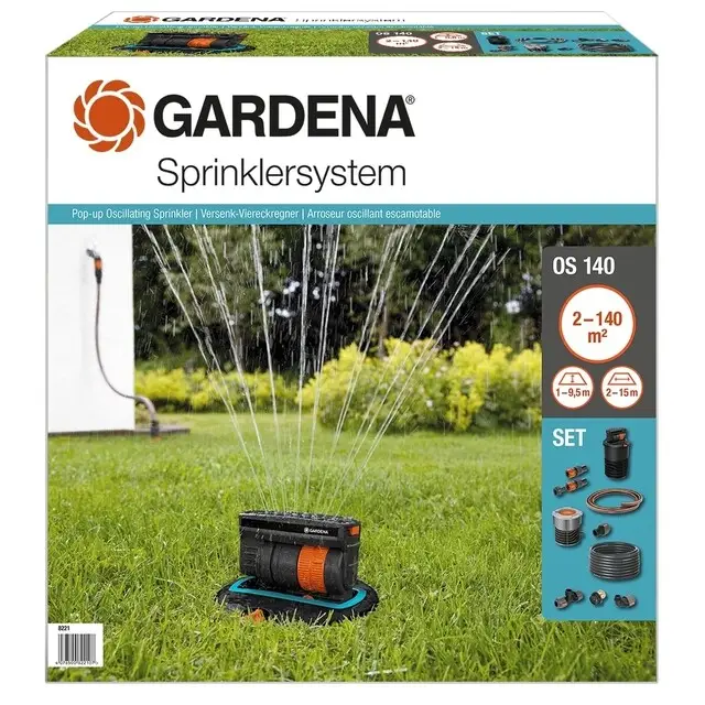 GARDENA Verzonken Zwenksproeier Set OS140 Bestseller