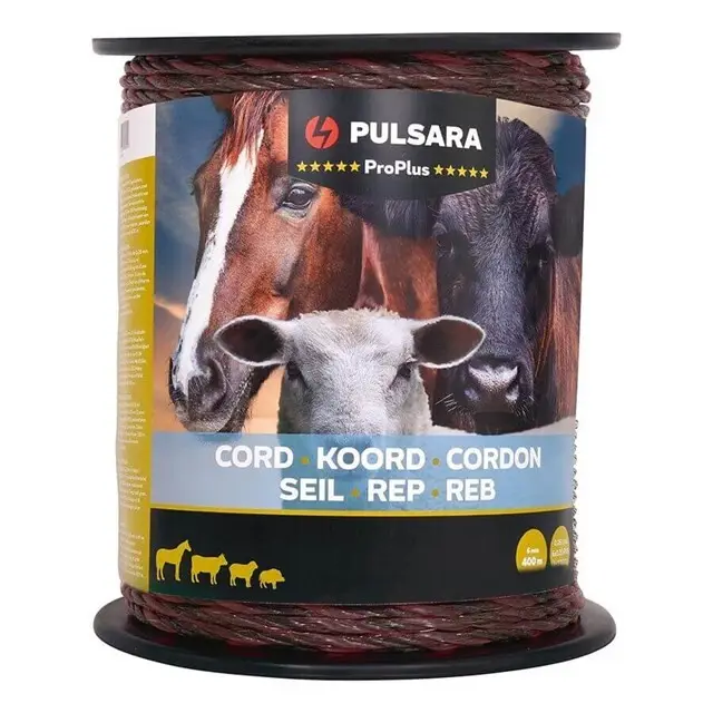 Lage Kosten Pulsara Schrikkoord (6 MM / 400 Meter / Terra) - Pro Plus