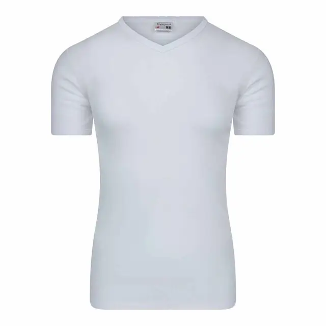 Beeren T-shirt V-Hals Heren Wit - Maat XL Topkwaliteit