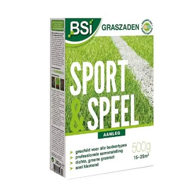 Tijdelijk Beschikbaar BSI Graszaad Sport en Speel - 500 Gram