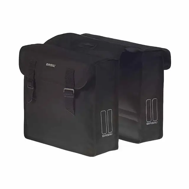 Budget Basil Mara Dubbele Fietstas 26L - Zwart