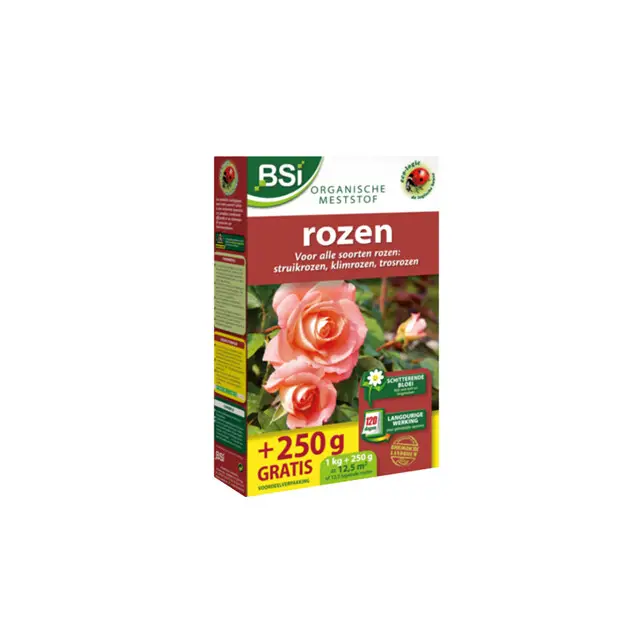 BSI Meststof Bio Voor Rozen - 1,25kg In De Mode