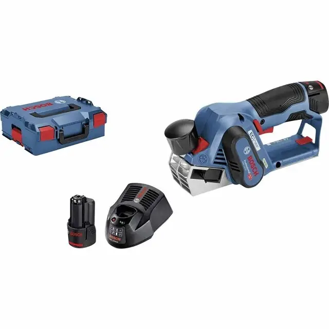 Bosch GHO 12V-20 Accuschaaf 2x 3,0 Ah L-B Finale Uitverkoop
