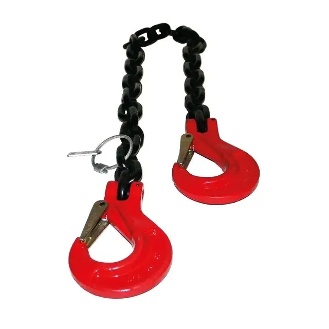 Alleen Vandaag DELTALOCK Grade 80 Spanketting - 13 mm x 4 Meter - Met Klephaken