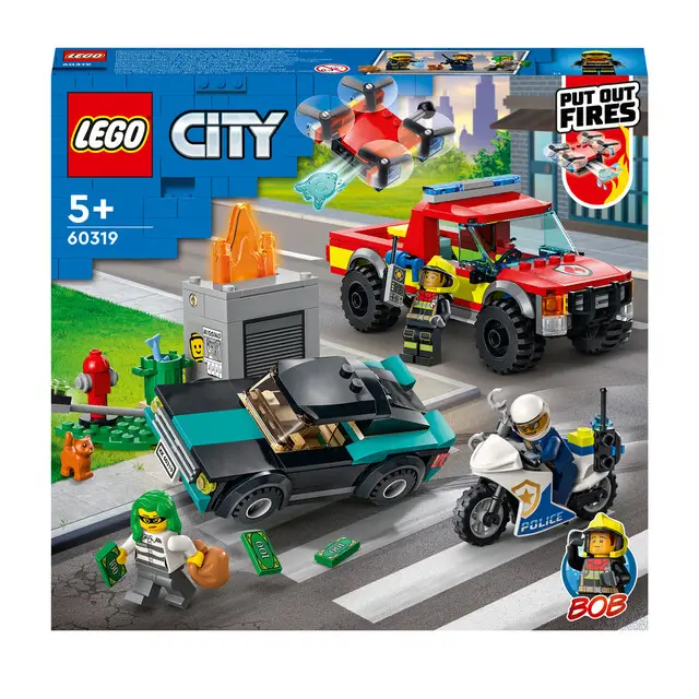 Korting LEGO City 60319 - Brandweer & Politie achtervolging