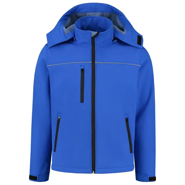 Express Levering De Boer Softshelljas Basic Korenblauw Maat 7XL