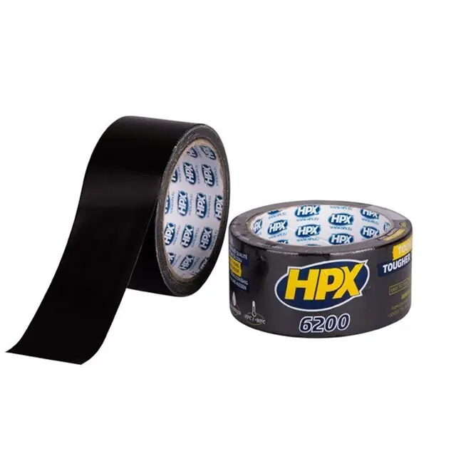 HPX Pantsertape - Zwart 48 mm x 10m Direct Verzonden