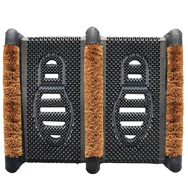 Beperkt Aanbod Bison Buitenmat Rechthoek 32 x 39 cm - Antraciet