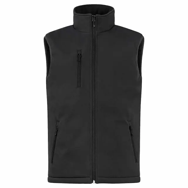 Clique Padded Softshell Vest Zwart - Maat L Trendy