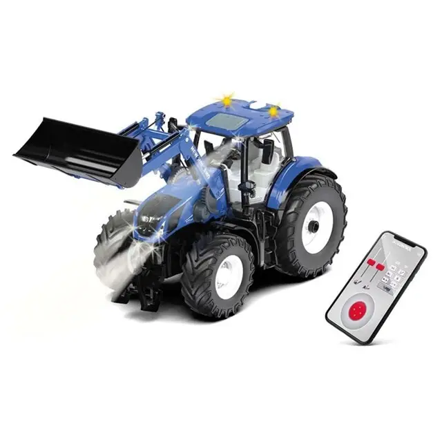 Modern Siku 6797 - New Holland T7.315 Met Frontlader En Besturing Via De App 1:32