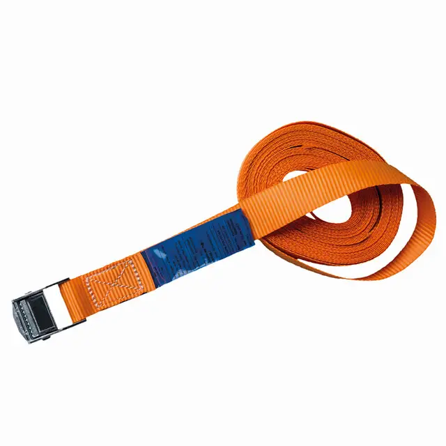 Delta - Omsnoerband Met Gesp - 25 mm x 5 Meter - 125 daN - Oranje Veilige Betaling