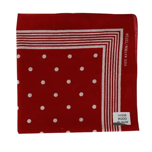 Dagaanbieding Boerenzakdoek Rood 50 x 50