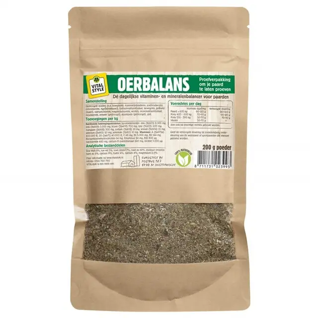 VITALstyle OerBalans Poeder Proefzakje 200 Gram Voordeelprijs