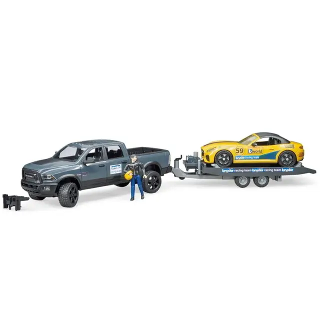 Bruder 02504 - RAM 2500 Power Wagon en Roadster Racing Team 1:16 Fabrieksprijs