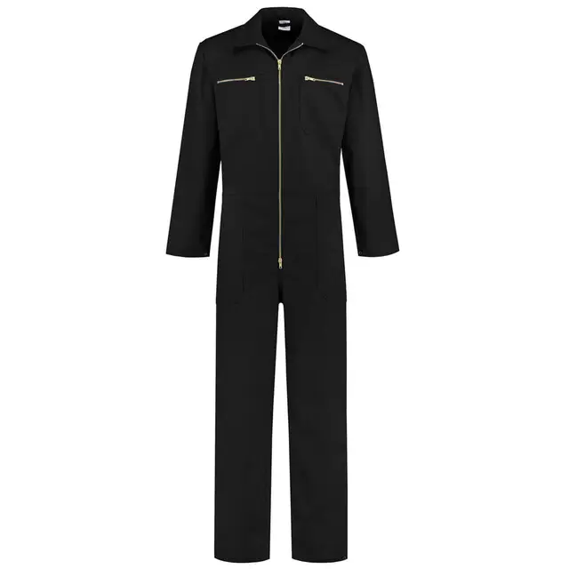 Speciale Aanbieding De Boer Overall Katoen Met Rits Zwart Maat 56